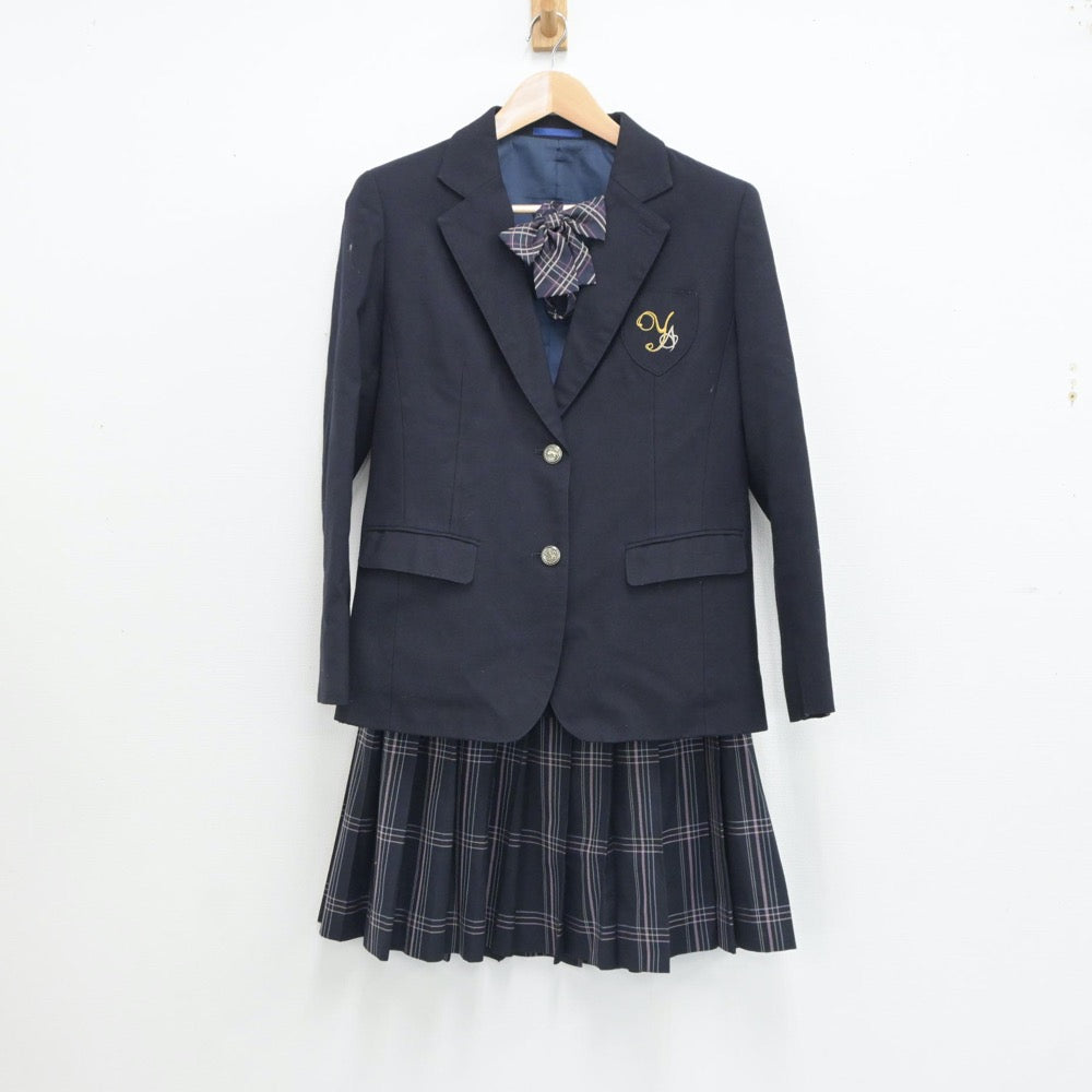 【中古】東京都 八雲学園中学校・高等学校 女子制服 3点（ブレザー・スカート）sf018558