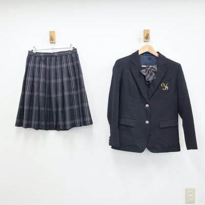 【中古】東京都 八雲学園中学校・高等学校 女子制服 3点（ブレザー・スカート）sf018558