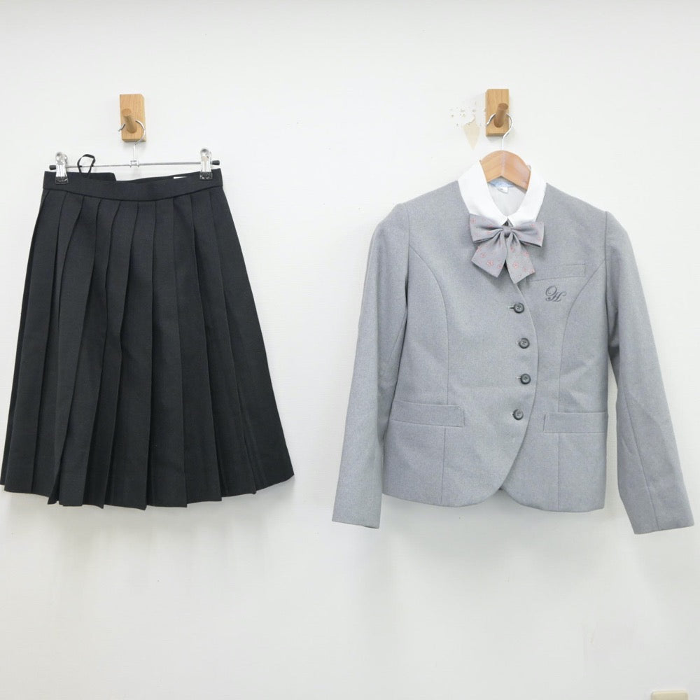 【中古】大阪府 大谷高等学校 女子制服 4点（ブレザー・シャツ・スカート）sf018562