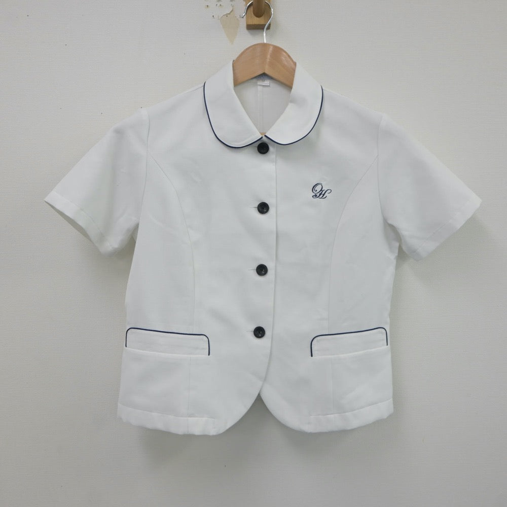 【中古】大阪府 大谷高等学校 女子制服 4点（シャツ・ニット・ニットベスト・スカート）sf018564