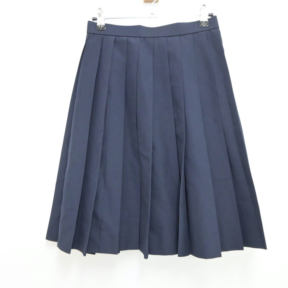 【中古】大阪府 大谷高等学校 女子制服 4点（シャツ・ニット・ニットベスト・スカート）sf018564