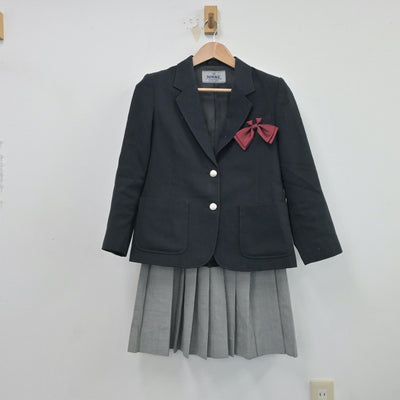 【中古】東京都 高陵中学校 女子制服 4点（ブレザー・ベスト・スカート）sf018578