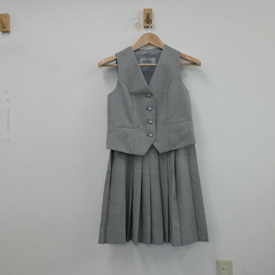 【中古】東京都 高陵中学校 女子制服 4点（ブレザー・ベスト・スカート）sf018578