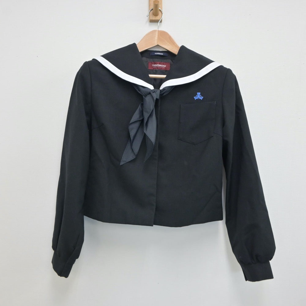 【中古】大分県 臼杵高等学校 女子制服 3点（セーラー服・スカート）sf018582