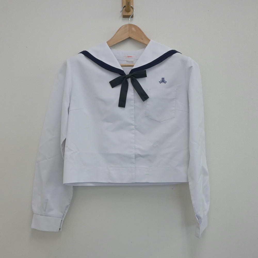 【中古】大分県 臼杵高等学校 女子制服 3点（セーラー服・セーラー服）sf018583