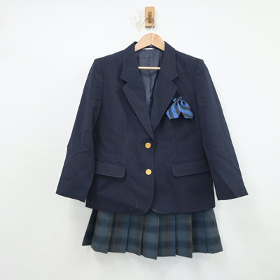 【中古】埼玉県 入間向陽高等学校 女子制服 4点（ブレザー・ベスト・スカート）sf018584