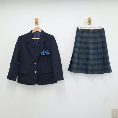 【中古】埼玉県 入間向陽高等学校 女子制服 4点（ブレザー・ベスト・スカート）sf018584