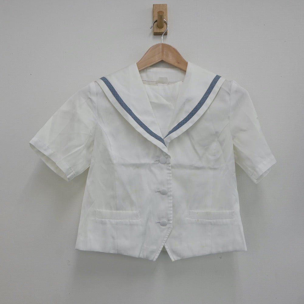 【中古】埼玉県 入間向陽高等学校 女子制服 2点（セーラー服・スカート）sf018585