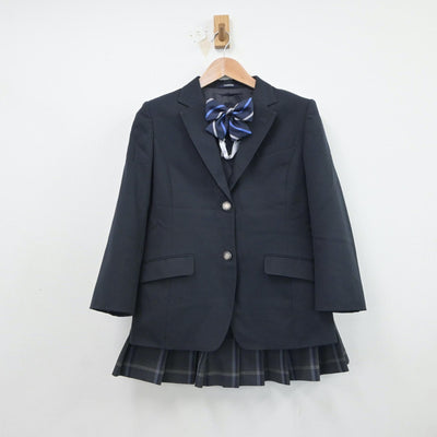 【中古】神奈川県 横須賀南高等学校 女子制服 4点（ブレザー・スカート）sf018587