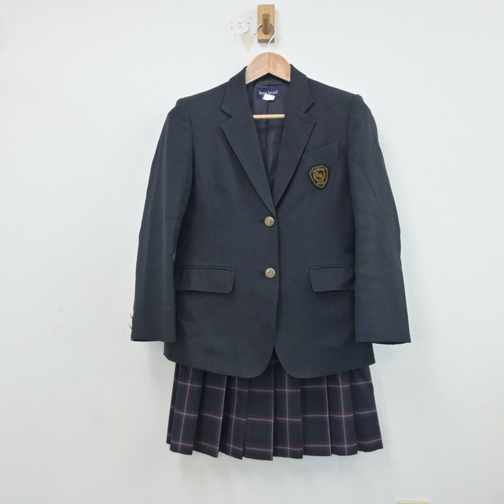 【中古】東京都 立川国際中等教育学校 女子制服 3点（ブレザー・スカート・スカート）sf018594