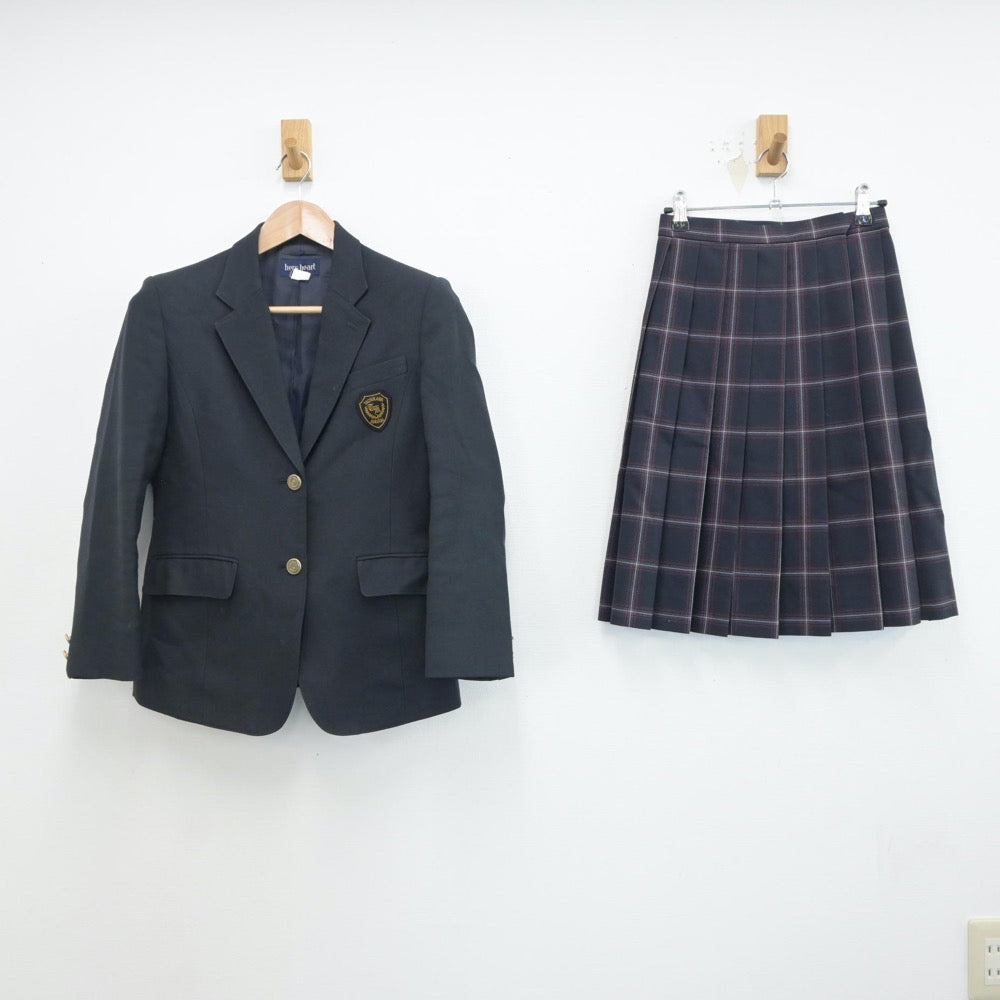 【中古】東京都 立川国際中等教育学校 女子制服 3点（ブレザー・スカート・スカート）sf018594