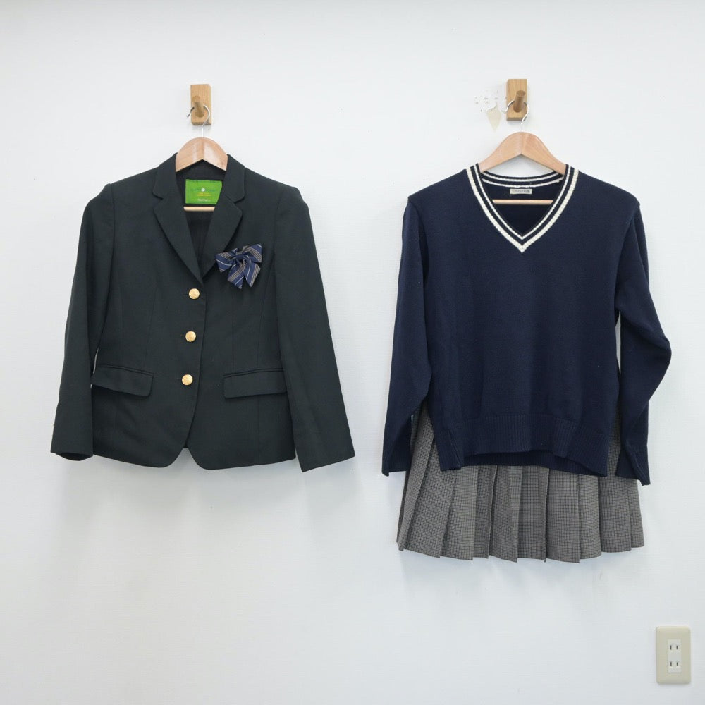 中古制服】千葉県 袖ケ浦高等学校 女子制服 4点（ブレザー・ニット・スカート）sf018595【リサイクル学生服】 | 中古制服通販パレイド