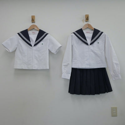 【中古】愛知県 桜台高等学校 女子制服 3点（セーラー服・スカート）sf018598