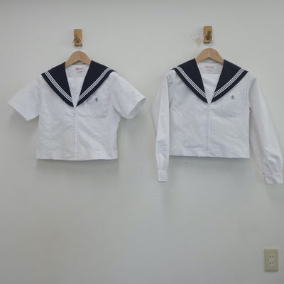 【中古】愛知県 桜台高等学校 女子制服 2点（セーラー服）sf018599