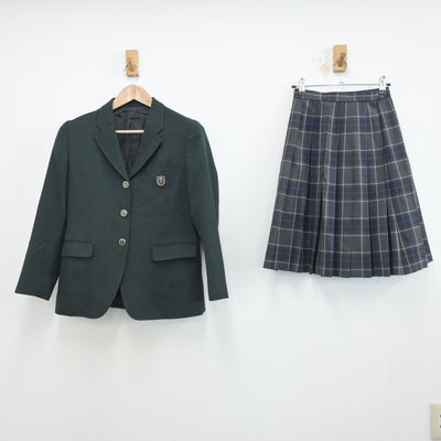 【中古】大阪府 常翔学園中学校・高等学校 女子制服 3点（ブレザー・スカート）sf018604