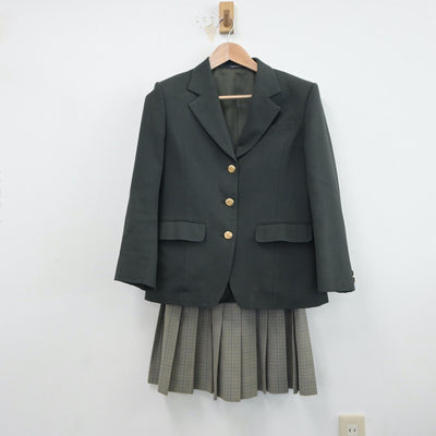 【中古】東京都 帝京中学校・高等学校 女子制服 2点（ブレザー・スカート）sf018608