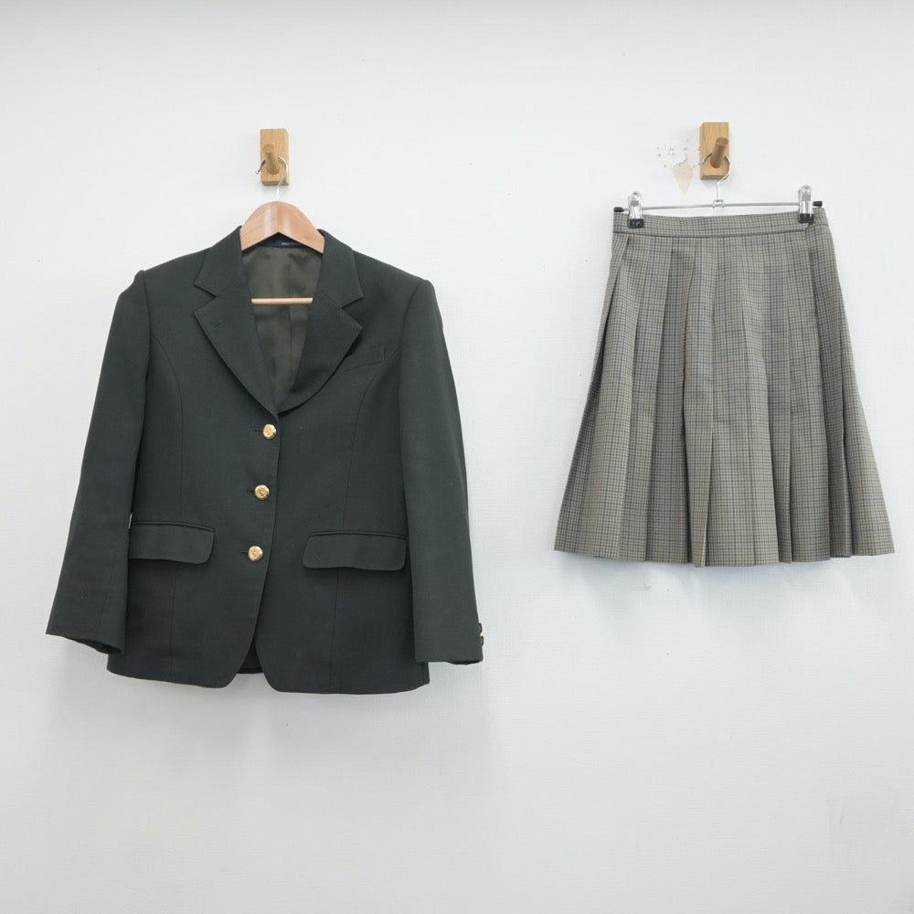 【中古】東京都 帝京中学校・高等学校 女子制服 2点（ブレザー・スカート）sf018608