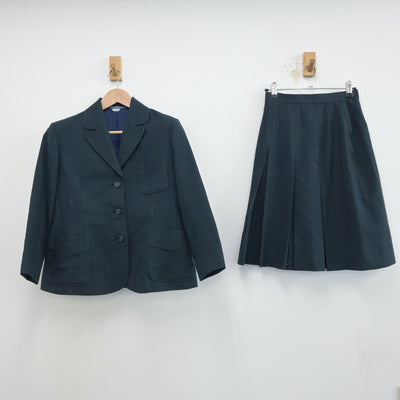 【中古】兵庫県 星和台中学校 女子制服 2点（ブレザー・スカート）sf018610