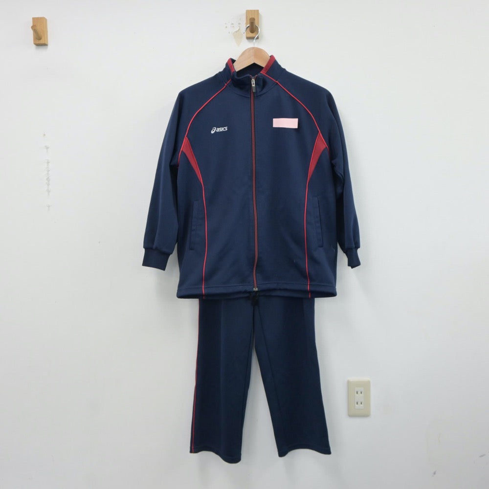 【中古】北海道 平岡緑中学校 女子制服 3点（ジャージ 上・ジャージ 下・体操服 下）sf018631