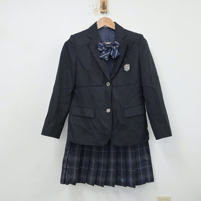 【中古】神奈川県 内出中学校 女子制服 4点（ブレザー・スカート）sf018642