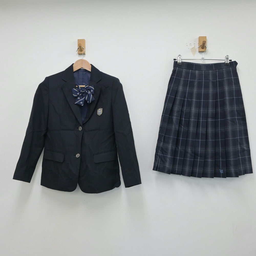 【中古】神奈川県 内出中学校 女子制服 4点（ブレザー・スカート）sf018642