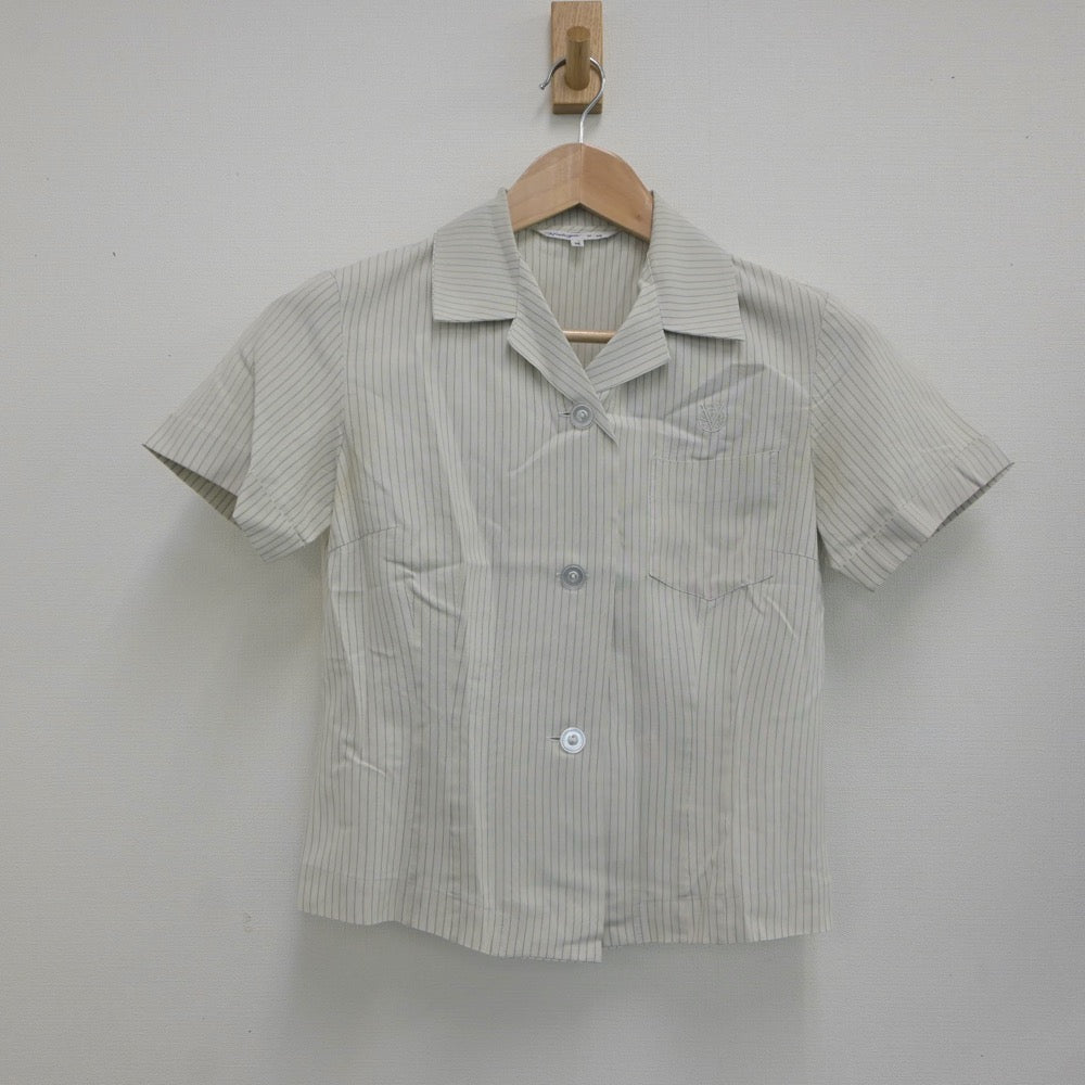 【中古】宮崎県 宮崎西高等学校 女子制服 2点（シャツ・スカート）sf018644