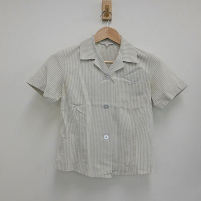 【中古】宮崎県 宮崎西高等学校 女子制服 2点（シャツ・スカート）sf018644