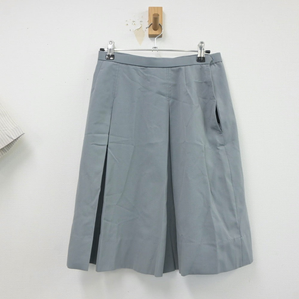 【中古】宮崎県 宮崎西高等学校 女子制服 2点（シャツ・スカート）sf018644