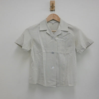 【中古】宮崎県 宮崎西高等学校 女子制服 2点（シャツ・スカート）sf018645