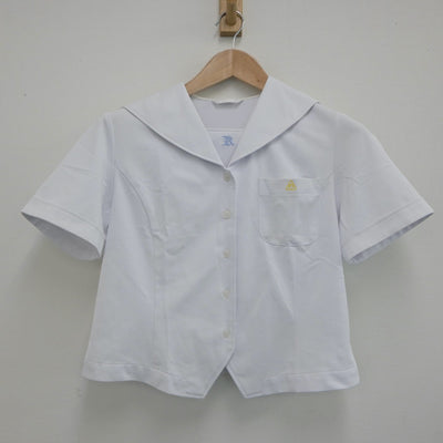 【中古】鹿児島県 津曲学園鹿児島高等学校 女子制服 2点（セーラー服・シャツ）sf018647