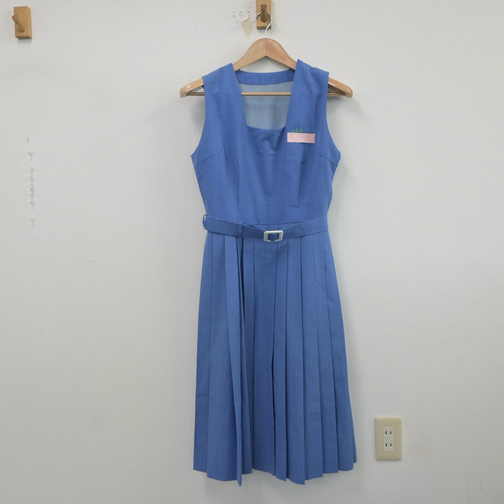 【中古】福岡県 太宰府東中学校 女子制服 1点（ジャンパースカート）sf018653