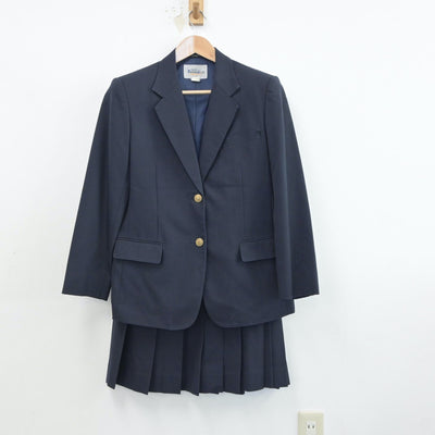 【中古】埼玉県 上尾中学校 女子制服 2点（ブレザー・スカート）sf018676