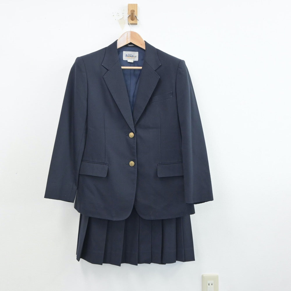 【中古】埼玉県 上尾中学校 女子制服 2点（ブレザー・スカート）sf018677