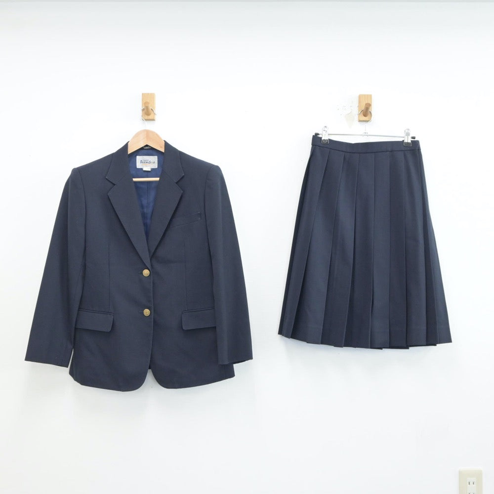 【中古】埼玉県 上尾中学校 女子制服 2点（ブレザー・スカート）sf018677