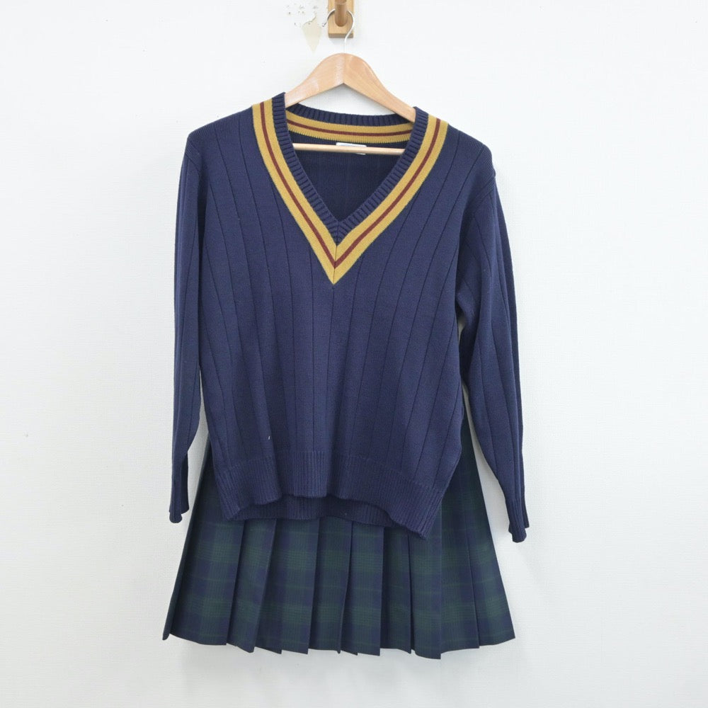 中古制服】埼玉県 上尾南高等学校 女子制服 4点（ブレザー・ニット・スカート）sf018680【リサイクル学生服】 | 中古制服通販パレイド