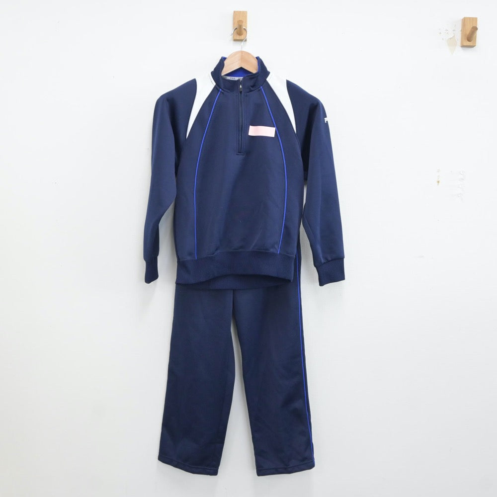 【中古】東京都 駒場高等学校 女子制服 2点（ジャージ 上・ジャージ 下）sf018697