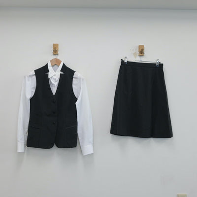 【中古】会社制服 事務服 3点 sf018700