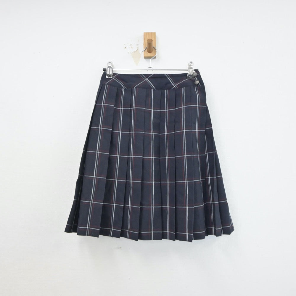 【中古】神奈川県 英理女子学院高等学校 女子制服 5点（ブレザー・シャツ・ニット・スカート）sf018710