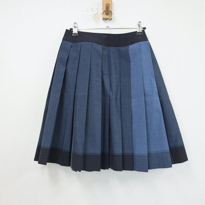 【中古】鹿児島県 樟南高等学校 女子制服 2点（セーラー服・スカート）sf018716