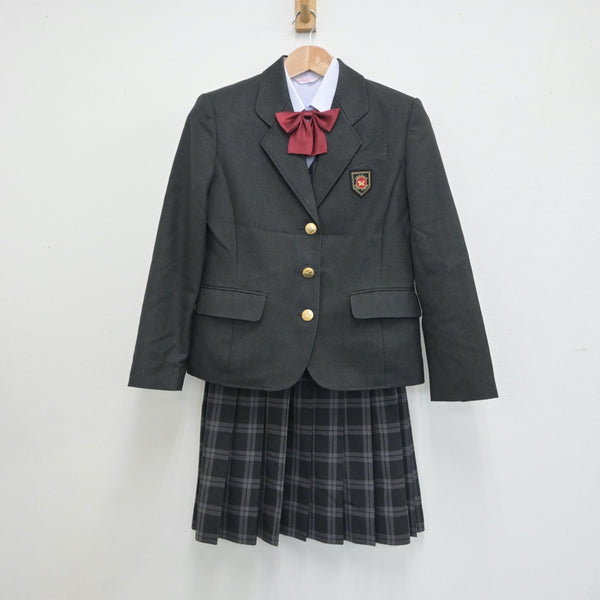 【中古制服】鹿児島県 樟南高等学校 女子制服 6点（シャツ・ニット