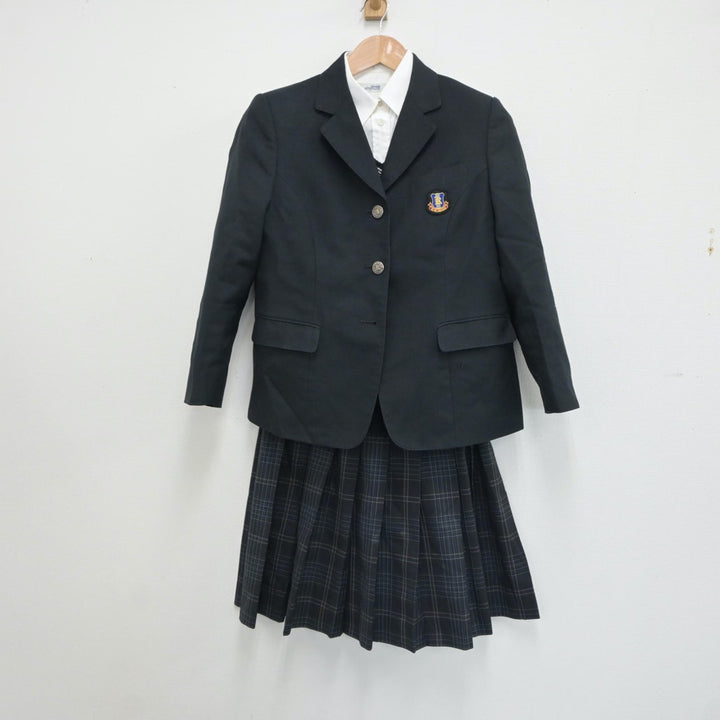 【中古制服】兵庫県 神戸第一高等学校 女子制服 4点（ブレザー・シャツ・ニット・スカート）sf018719【リサイクル学生服】 | 中古制服通販パレイド