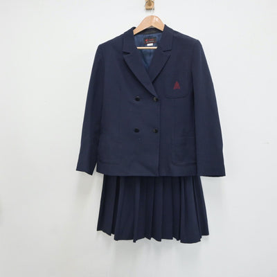 【中古】兵庫県 神戸市立葺合中学校 女子制服 3点（ブレザー・ニット・スカート）sf018722