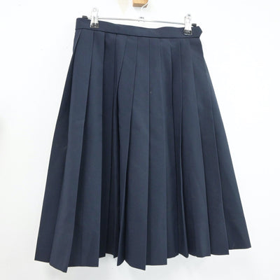 【中古】兵庫県 神戸市立葺合中学校 女子制服 2点（シャツ・スカート）sf018741