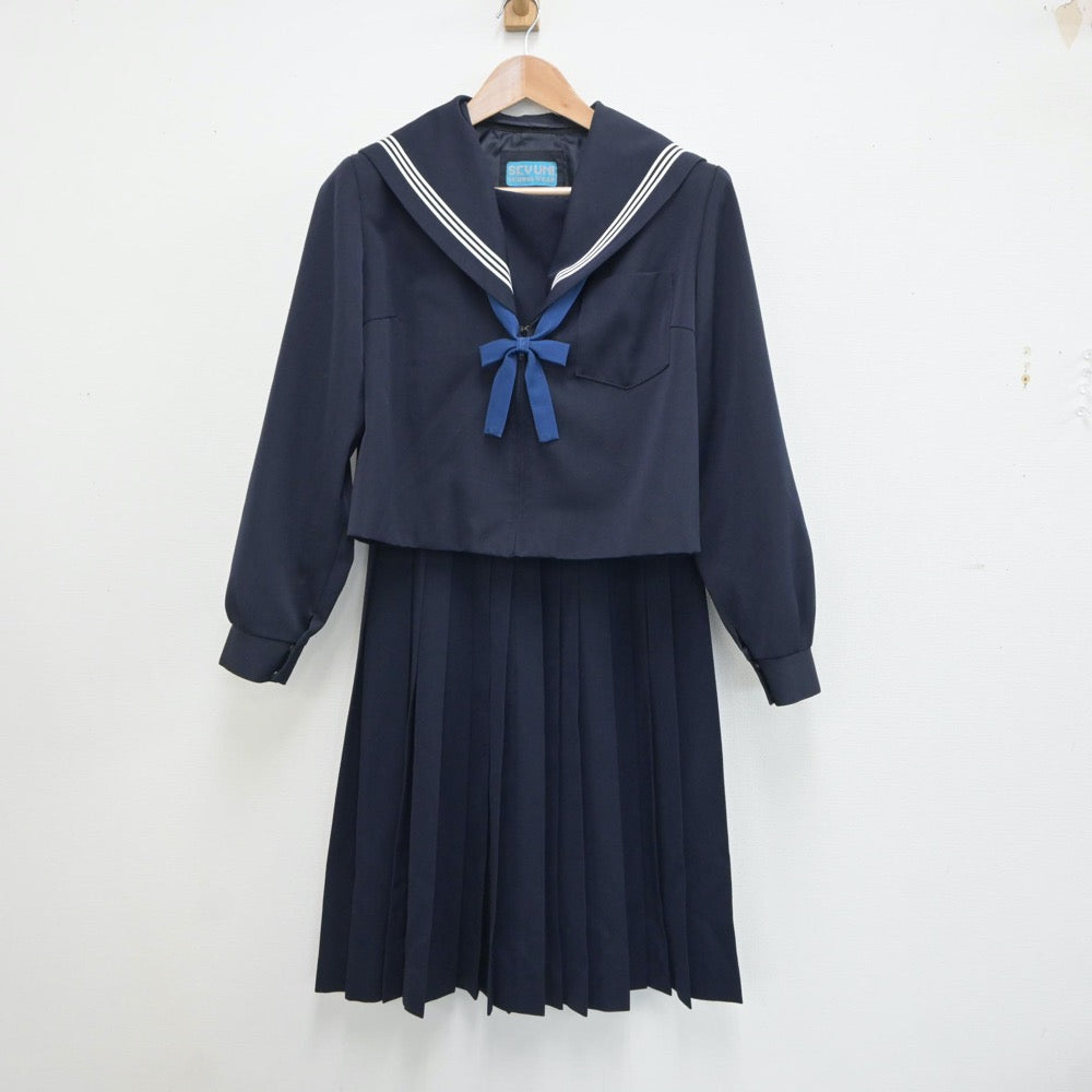 【中古】愛知県 愛知県立常滑高等学校 女子制服 3点（セーラー服・スカート）sf018746