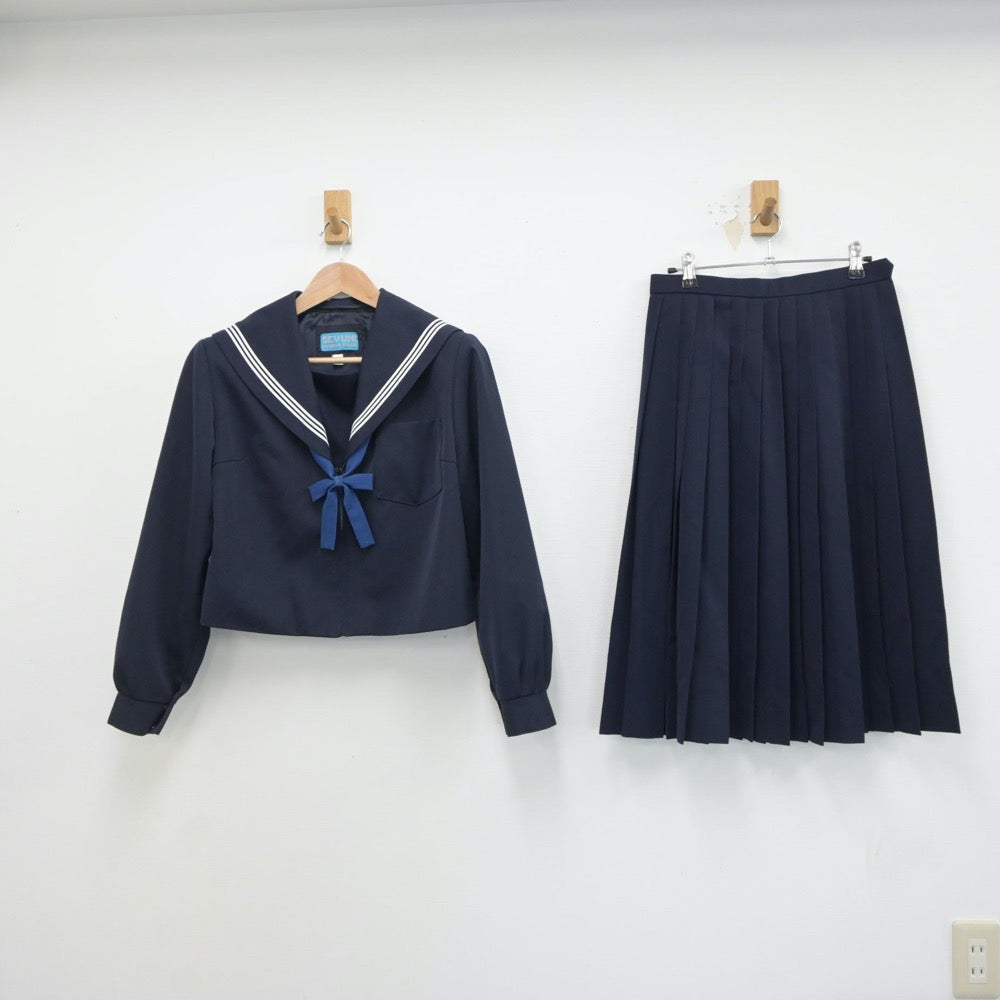 【中古】愛知県 愛知県立常滑高等学校 女子制服 3点（セーラー服・スカート）sf018746