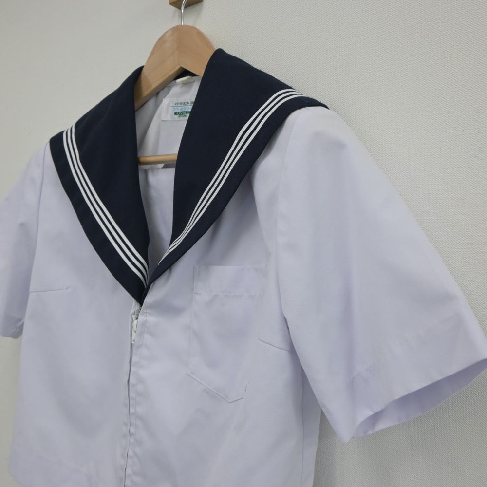 【中古】愛知県 愛知県美浜町立野間中学校 女子制服 1点（セーラー服）sf018747