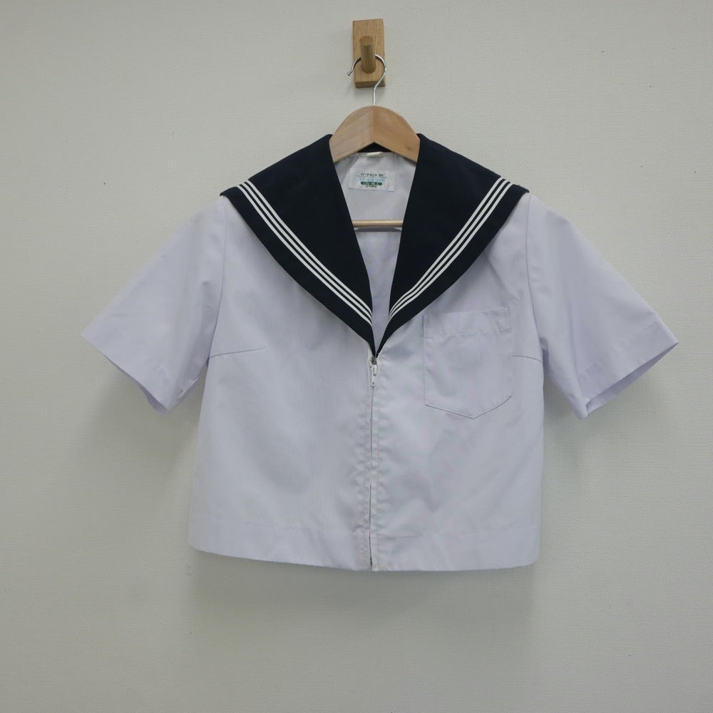 【中古】愛知県 愛知県美浜町立野間中学校 女子制服 1点（セーラー服）sf018747