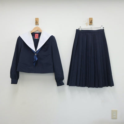 【中古】愛知県 愛知県春日井市立高蔵寺中学校 女子制服 2点（セーラー服・スカート）sf018750