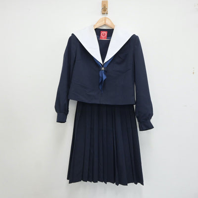 【中古】愛知県 愛知県春日井市立高蔵寺中学校 女子制服 2点（セーラー服・スカート）sf018751