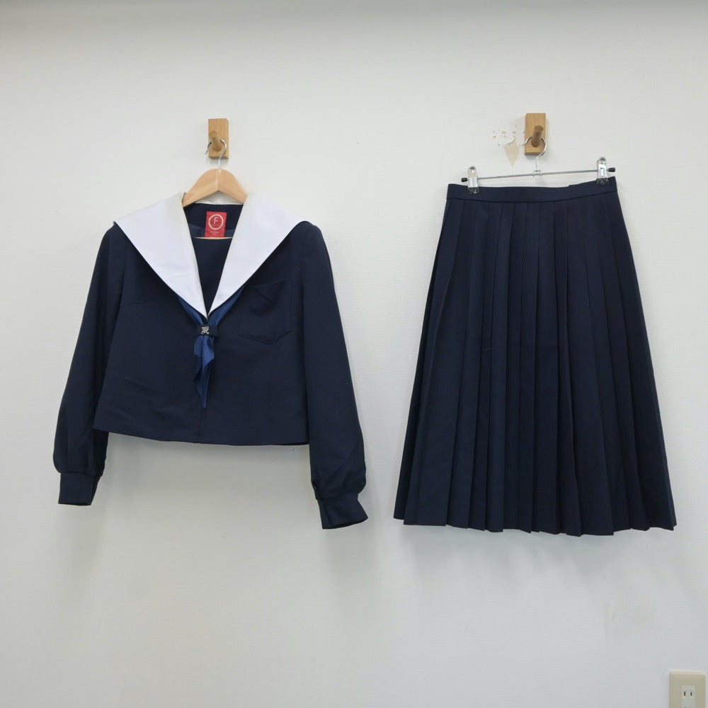 【中古】愛知県 愛知県春日井市立高蔵寺中学校 女子制服 2点（セーラー服・スカート）sf018751